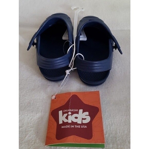 Kid's Okabashi Clog Style Navy Blue Waterproof Sandals -Boy/Girl Size: 11 (NWT) - Picture 2 of 6